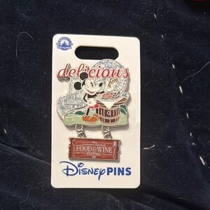 Disney Pins Mickey Mouse CA Adventures Food & Wine Festival Pin l